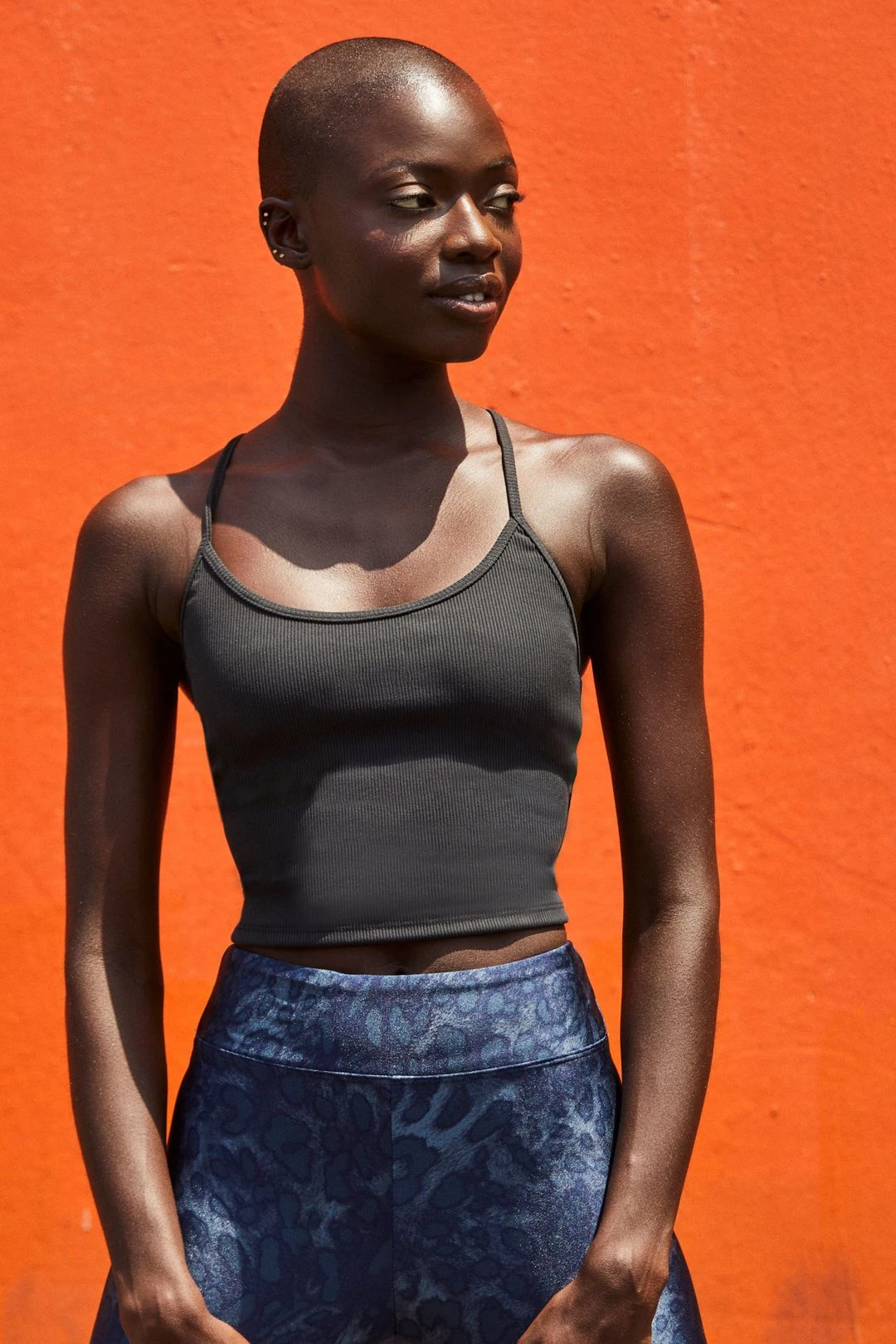 Leah Ribbed Sports Bra - Black 3 Leah Ribbed Sports Bra - Black