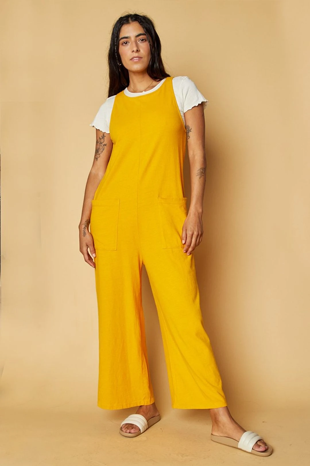 SECONDS- Organic Cotton Everyday Jumpsuit 3 SECONDS- Organic Cotton Everyday Jumpsuit