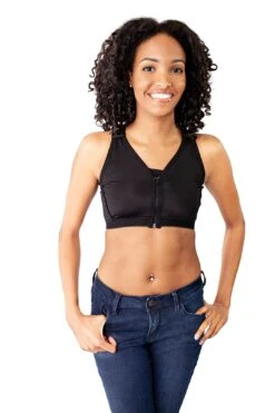 ContourMD Zippered Sport Bra By Contour - Style 40 -Layer Outfit 28189949624510 7