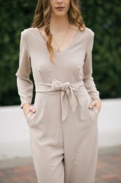 Trina V-Neck Jumpsuit 10 Trina V-Neck Jumpsuit -Layer Outfit 28199659208815 4