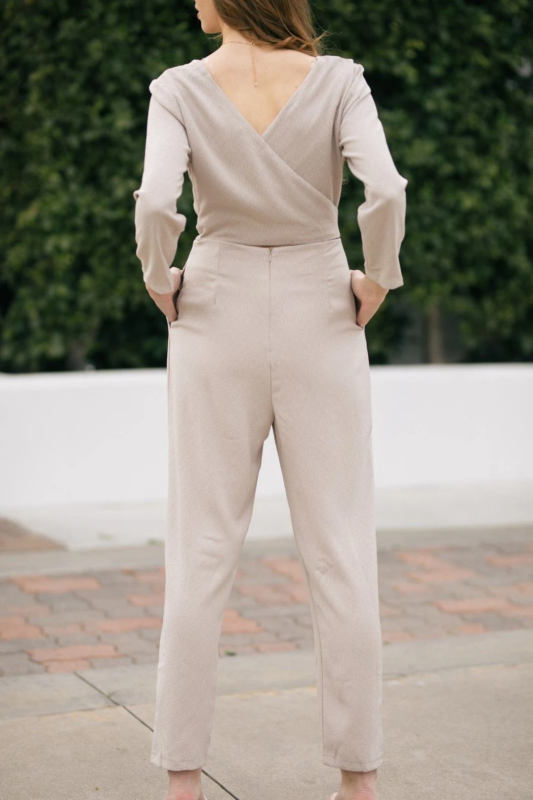 Trina V-Neck Jumpsuit 7 Trina V-Neck Jumpsuit - Image 5