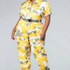 Plus Yellow Camo Utility Jumpsuit -Layer Outfit 28209197252721 1