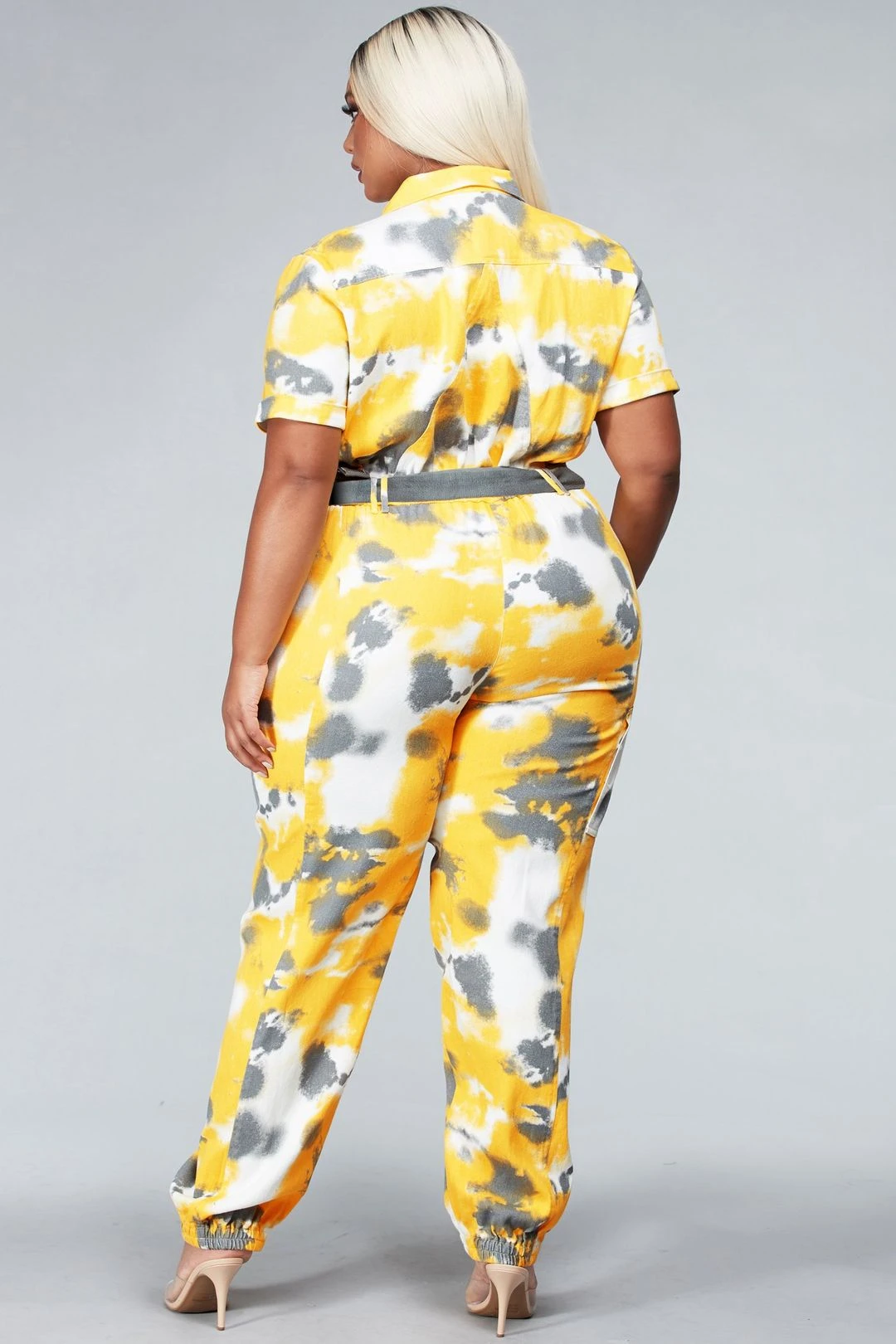 Plus Yellow Camo Utility Jumpsuit 5 Plus Yellow Camo Utility Jumpsuit - Image 3