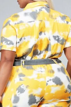 Plus Yellow Camo Utility Jumpsuit 11 Plus Yellow Camo Utility Jumpsuit -Layer Outfit 28209197318257 5