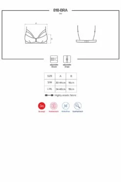 Obsessive Beverly Sheer Rose Lace Bra 11 Obsessive Beverly Sheer Rose Lace Bra -Layer Outfit 28225307279516 5