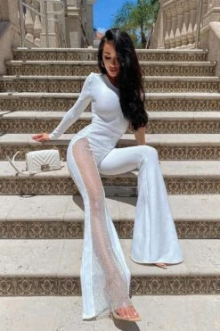 Tawny White Jumpsuit -Layer Outfit 28237316784189 2