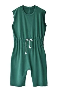 Plus Size - 100% Cotton Solid Color Drawstring Jumpsuits -Layer Outfit 28258935865406 8