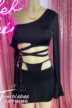 Need To Know Cutout Skirt Set -Layer Outfit 28261325373483 5