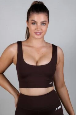 FORM EVERYDAY REVERSIBLE SCOOP BRA CHOCOLATE