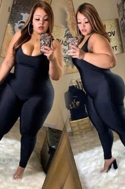 Basic Spandex Jumpsuit -Layer Outfit 28278417850470 3