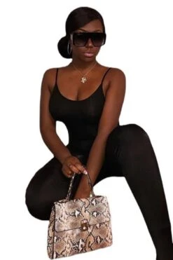 Basic Spandex Jumpsuit -Layer Outfit 28278417948774 4