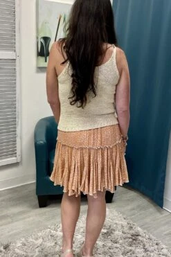 Simply Soft Tie Skirt - Rust Taupe -Layer Outfit 28283165638736 3