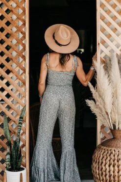 Just Peachy Jumpsuit Olive -Layer Outfit 28300555812966 7