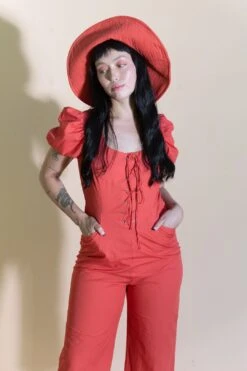 Rosalind Jumpsuit - Crimson -Layer Outfit 28312317722723 5
