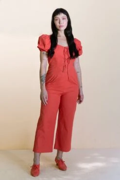 Rosalind Jumpsuit - Crimson -Layer Outfit 28312514789475 4