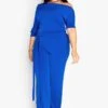 Unbranded. Ready For Anything Wide Leg Jumpsuit -Royal Blue -Layer Outfit 28323717513289 1