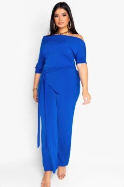 Unbranded. Ready For Anything Wide Leg Jumpsuit -Royal Blue