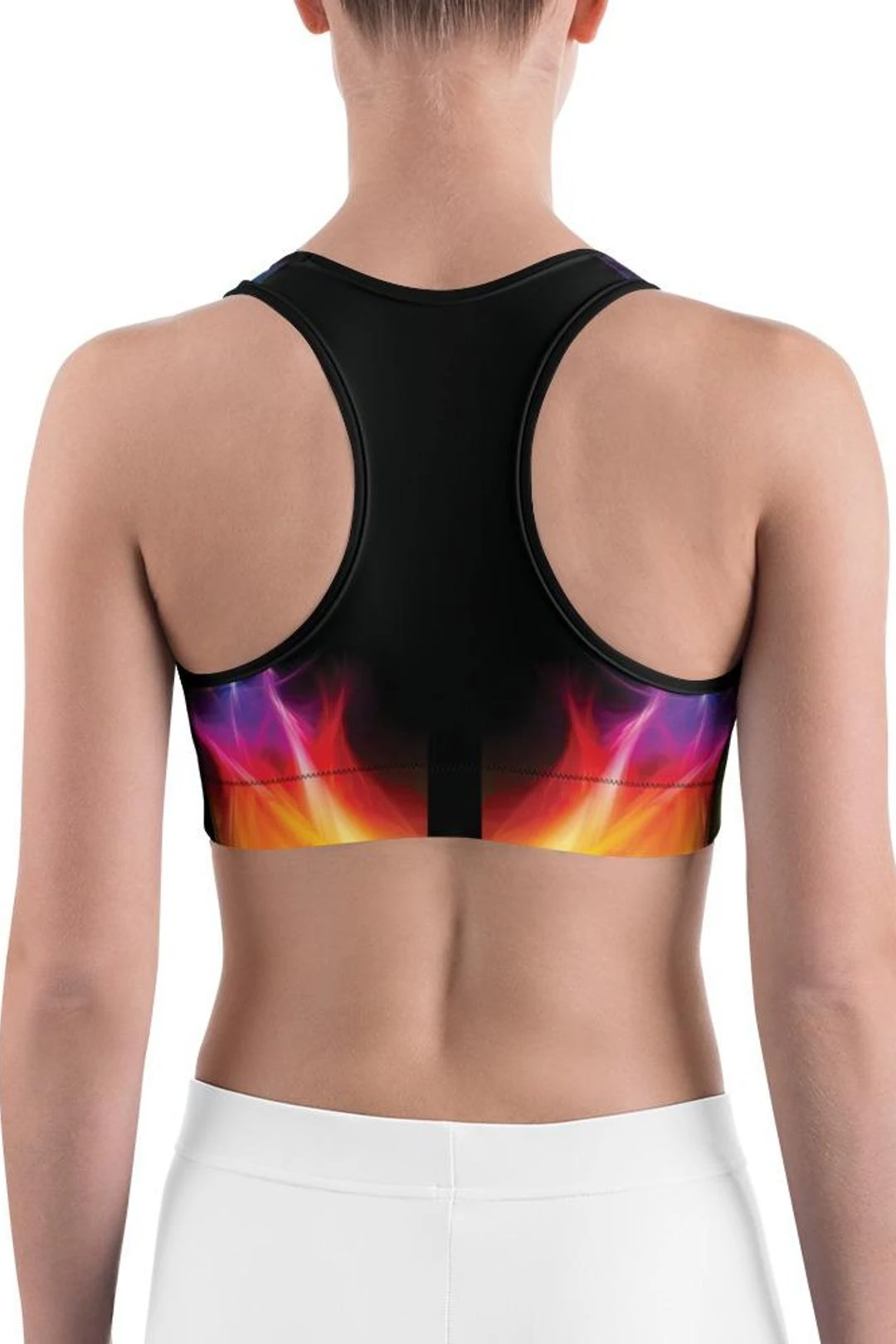 EDM Particle Wave Sports Bra 7 EDM Particle Wave Sports Bra - Image 5