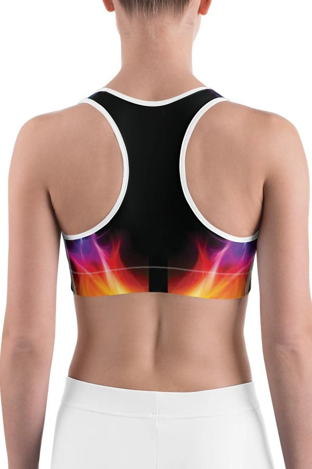 EDM Particle Wave Sports Bra 8 EDM Particle Wave Sports Bra - Image 6