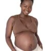 French Terry Racerback Nursing & Sleep Bra | Mocha -Layer Outfit 28334778384480 1