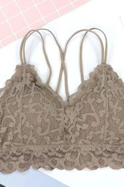 SEXY LACE WRAPPED SOFT BRA -Layer Outfit 28335501541494 6