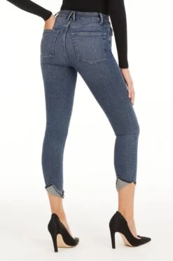 GOOD WAIST CROP TACKED HEM | BLUE677 -Layer Outfit 28350298652755 4