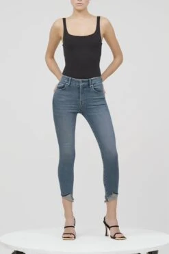 GOOD WAIST CROP TACKED HEM | BLUE677 -Layer Outfit 28350298751059 14