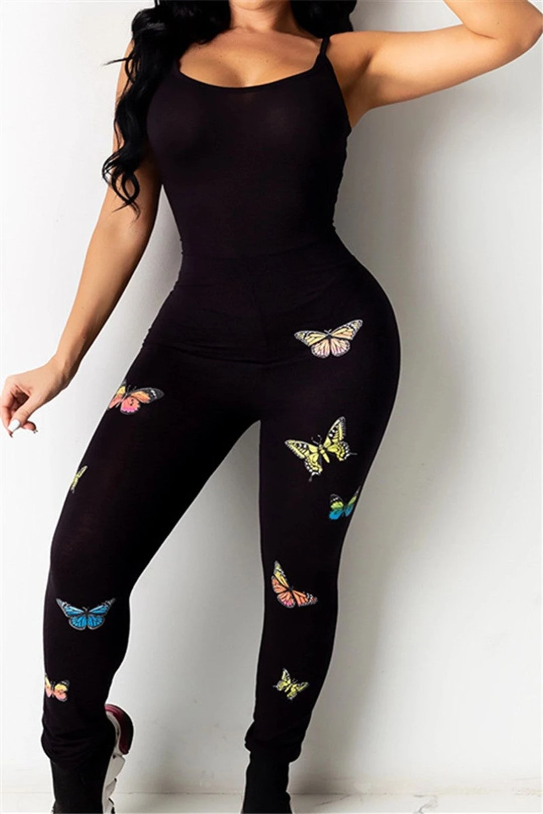 Butterfly Print Cami Jumpsuit 3 Butterfly Print Cami Jumpsuit