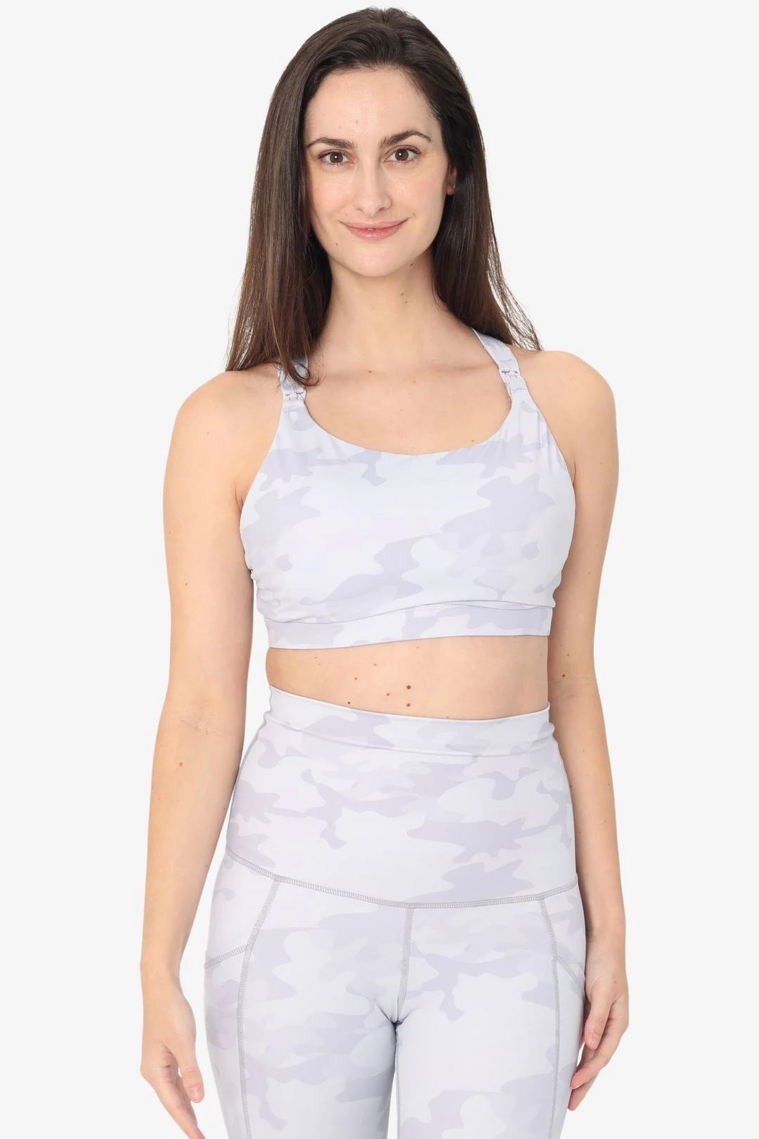 Venice 2 Ultimate Support Full Coverage Nursing & Pumping Sports Bra (White Camo) 11 Venice 2 Ultimate Support Full Coverage Nursing & Pumping Sports Bra (White Camo) - Image 9