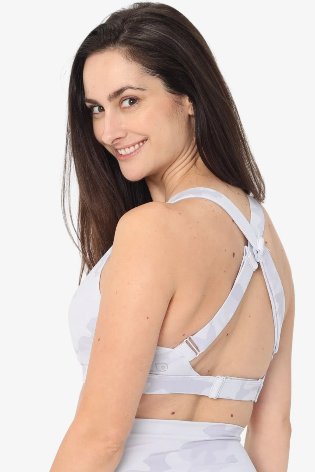 Venice 2 Ultimate Support Full Coverage Nursing & Pumping Sports Bra (White Camo) 9 Venice 2 Ultimate Support Full Coverage Nursing & Pumping Sports Bra (White Camo) - Image 7