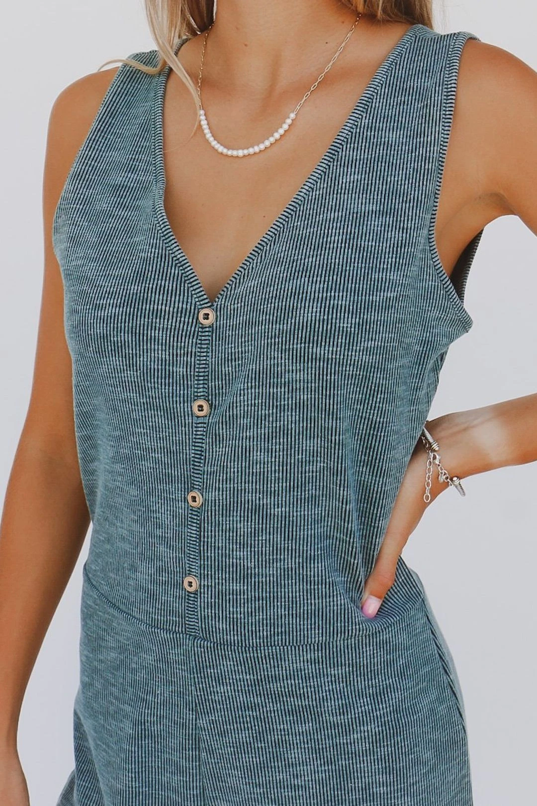 Dunes Jumpsuit In Teal 5 Dunes Jumpsuit In Teal - Image 3