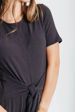 The Zachary Ribbed Jumpsuit In Navy -Layer Outfit 28400701505639 5