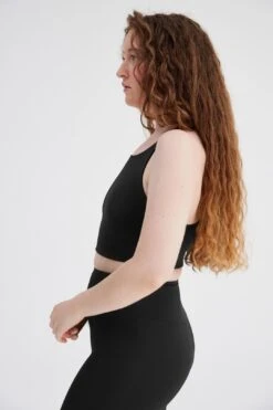 Black FLOAT Longline Racerback Bra -Layer Outfit 28424455356479 6