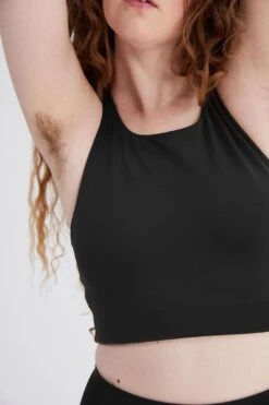 Black FLOAT Longline Racerback Bra -Layer Outfit 28424455454783 5