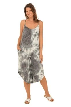 Tie-Dye Wide Leg Jumpsuit