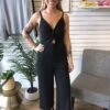 Black Twist Front Jumpsuit(764) 1 Black Twist Front Jumpsuit(764) -Layer Outfit 28430970290241 1