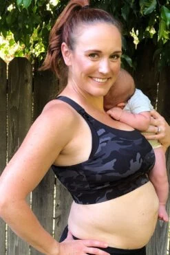 Venice High Impact Full Coverage Nursing Sports Bra (Camo) -Layer Outfit 28446722457718 9