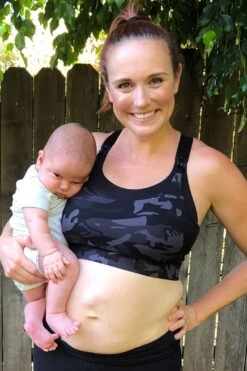 Venice High Impact Full Coverage Nursing Sports Bra (Camo) -Layer Outfit 28446722490486 10