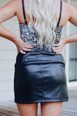 Franci Faux Leather Mini Skirt -Layer Outfit 28453920047191 9