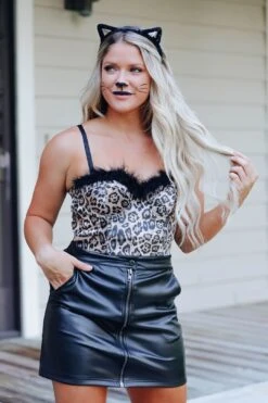 Franci Faux Leather Mini Skirt -Layer Outfit 28453920178263 11