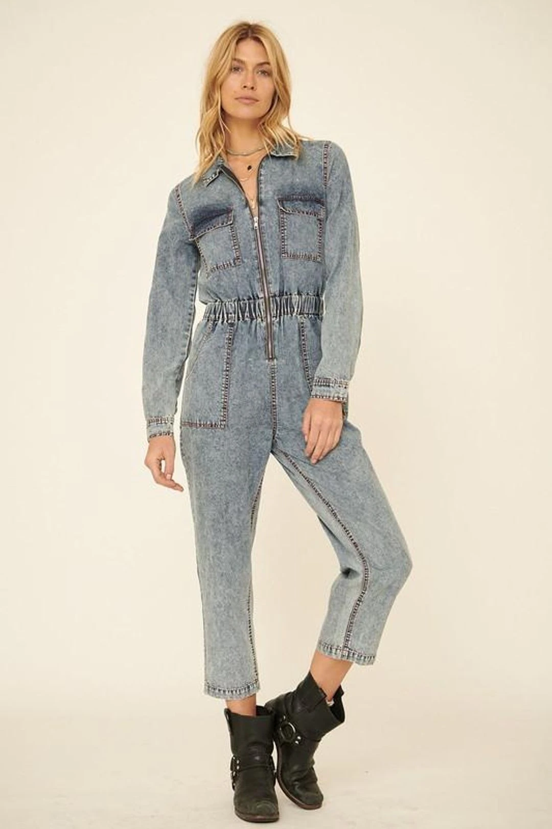 Jane Cropped Pocket Jumpsuit 7 Jane Cropped Pocket Jumpsuit - Image 5