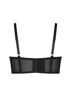 Carla Longline Contour Bra - Black -Layer Outfit 28479847465078 4