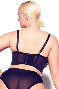 Carla Longline Contour Bra - Black