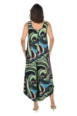 Swirling Ripples Sleeveless Wide Leg Jumpsuit -Layer Outfit 28499324665928 4