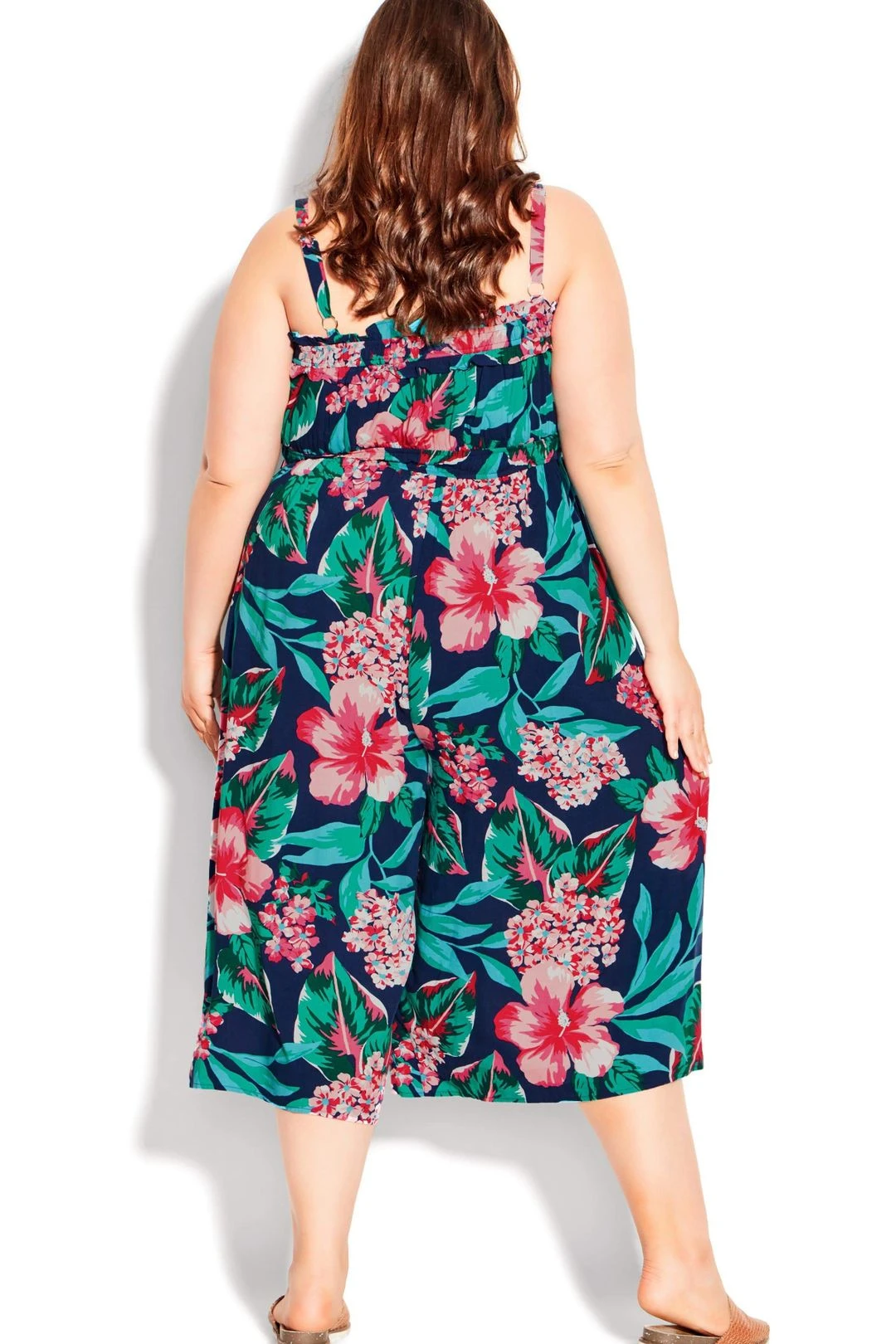 Jill Strappy Jumpsuit - Navy Floral 4 Jill Strappy Jumpsuit - Navy Floral - Image 2