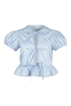 ELISE TOP IN POWDER BLUE