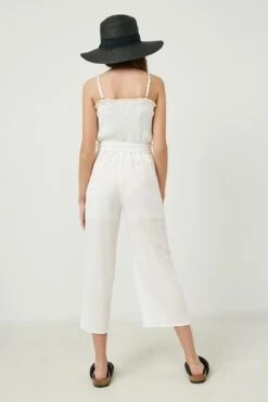 Sleeveless Textured Jumpsuit -Layer Outfit 28531340476513 7