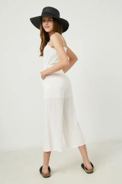 Sleeveless Textured Jumpsuit -Layer Outfit 28531340509281 8