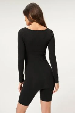 ESSENTIAL BIKER JUMPSUIT | BLACK001 -Layer Outfit 28533570404435 4