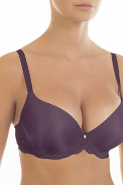 Black Currant Victoria Push Up Bra